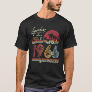 Legendary Since July 1966 55Th Quarantine Bithday T-Shirt