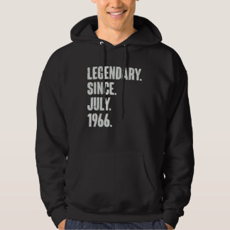 Legendary Since July 1966  56 Year Old  56th Birth Hoodie