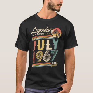 Legendary Since July 1967 U2013 Happy Birthday T-Shirt