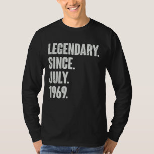 Legendary Since July 1969  53 Year Old  53rd Birth T-Shirt
