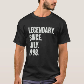 Legendary Since July 1998  24 Year Old  24th Birth T-Shirt