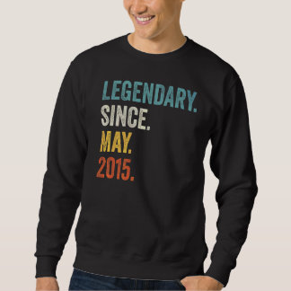 Legendary Since May 2015 7th Birthday Sweatshirt