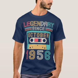 Legendary Since October 1956 Happy Birthday 64 Yea T-Shirt