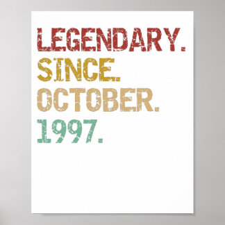 Legendary since October 1997 Poster