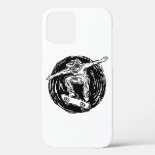 Legendary Skater Doing Mid-Air Skateboarding iPhone 12 Case