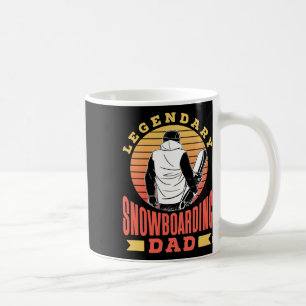Legendary Snowboarding Dad Snowboarder Snowboard F Coffee Mug