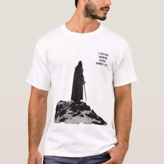 Legendary Warrior T-Shirt- Epic Black & White Back T-Shirt