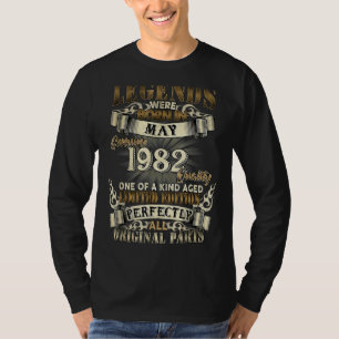 Legendary Were Born In May 1982 40th Birthday Orig T-Shirt