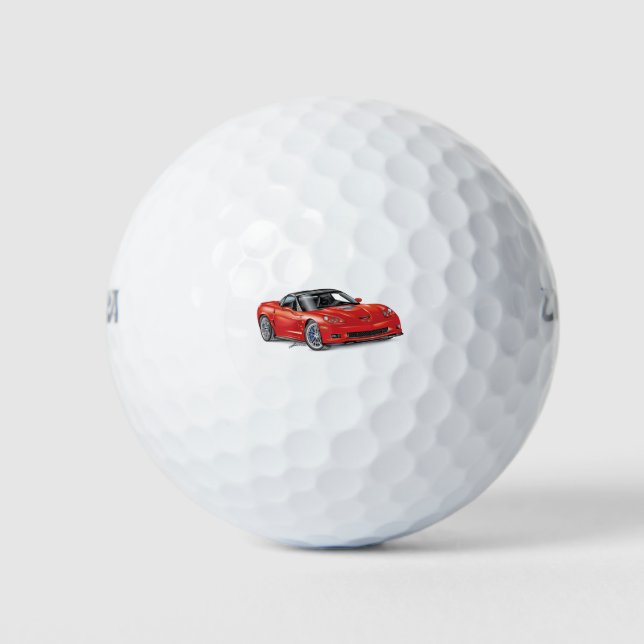 LEGENDARY Z-R-ONE AUTOMOBILE ART GOLF BALLS (Front)