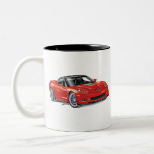 LEGENDARY Z-R-ONE AUTOMOBILE ART Two-Tone COFFEE MUG