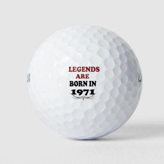 LEGENDS AGRE BORN IN 1971 GOLF BALLS