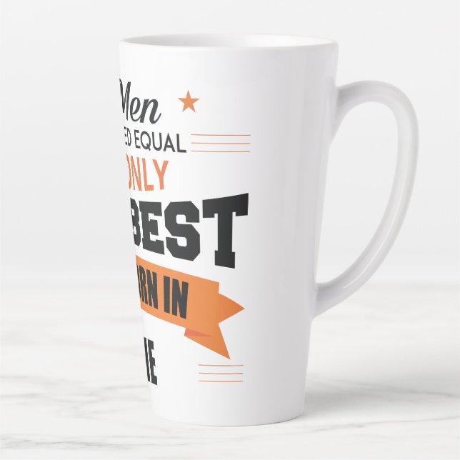 Legends Are Born In June Latte Mug (Right)