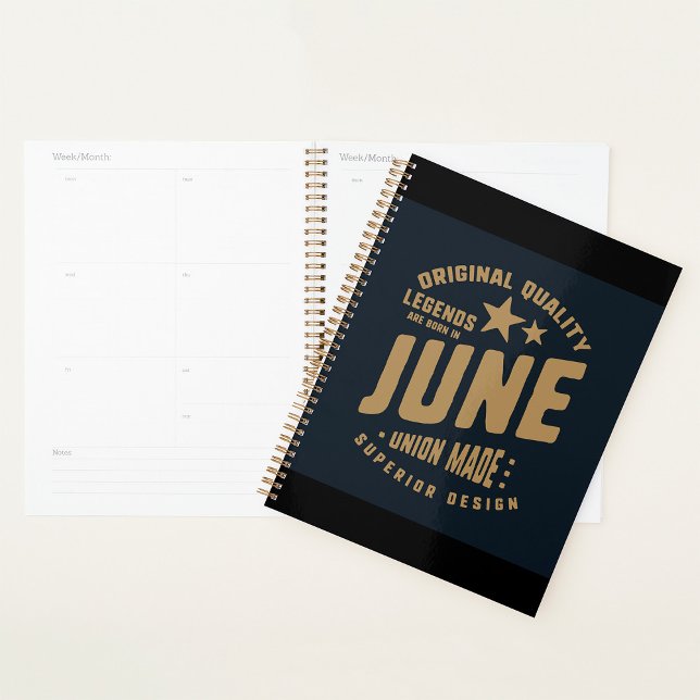 Legends Are Born in June Original Quality Planner (Creator Uploaded)