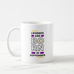 Legends are born in September Coffee Mug