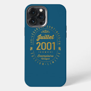 Legends Born In July 2001 21th Birthday 21 Years iPhone 13 Pro Max Case