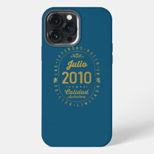 Legends Born In July 2010 12th Birthday 12 Years iPhone 13 Pro Max Case