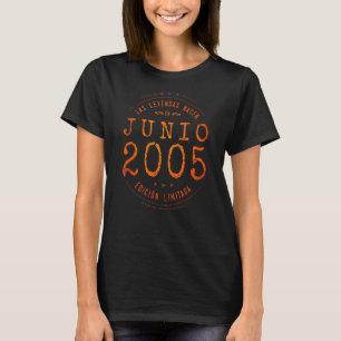 Legends Born In June 2005 17th Birthday 17 Years O T-Shirt