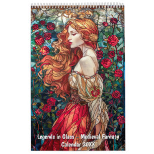 Legends in Glass – Mediaeval Fantasy Calendar 2026