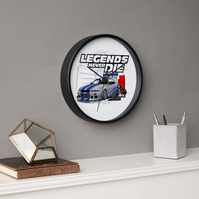 LEGENDS NEVER DIE! CLOCK (Office)