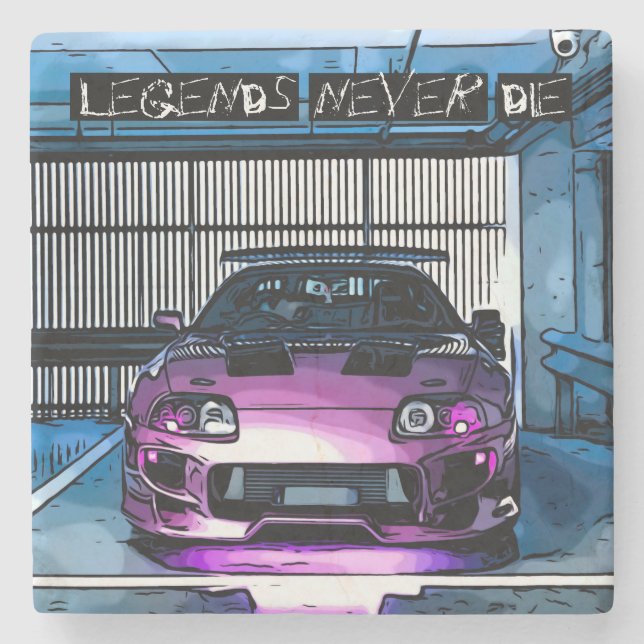 "Legends Never Die" Coaster (Front)