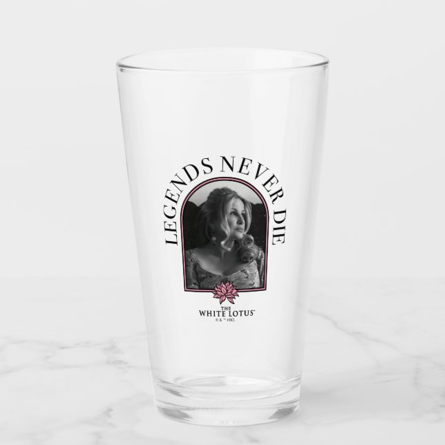 Legends Never Die - The White Lotus Glass (Front)