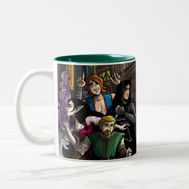 Legends of Aukera coffee mug (Left)