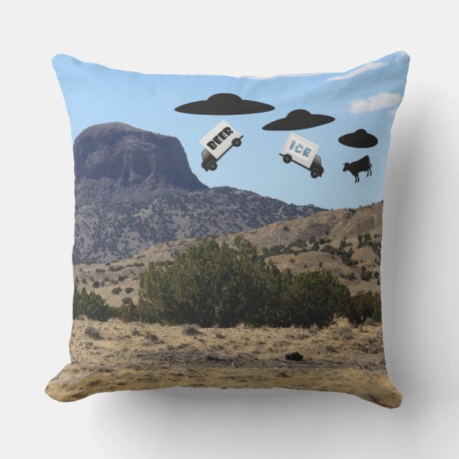 Legends of Cabezon Peak New Mexico Cushion (Front)