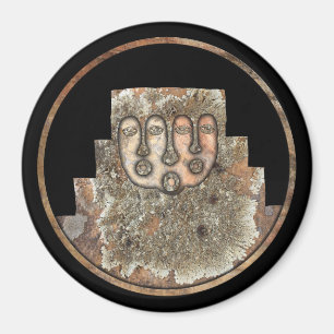 Legends of Cabezon Peak New Mexico Magnet