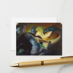 Legends of Charlemagne by Newell Convers Wyeth Enclosure Card