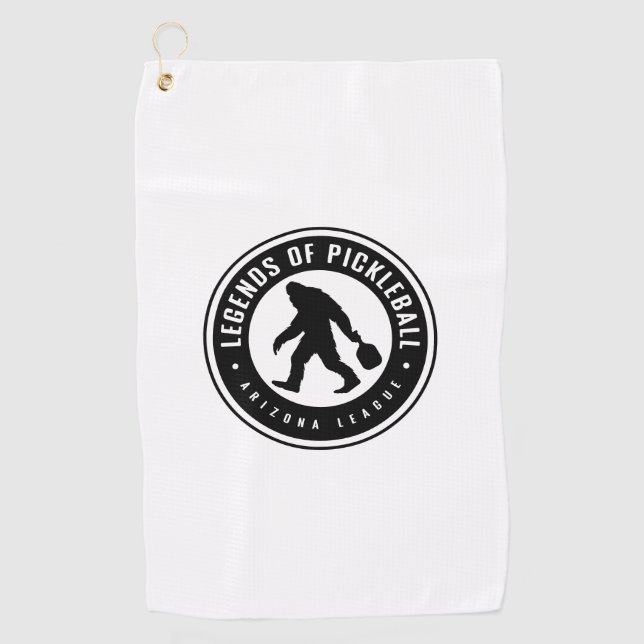 Legends of Pickleball - Arizona League Golf Towel (Front)
