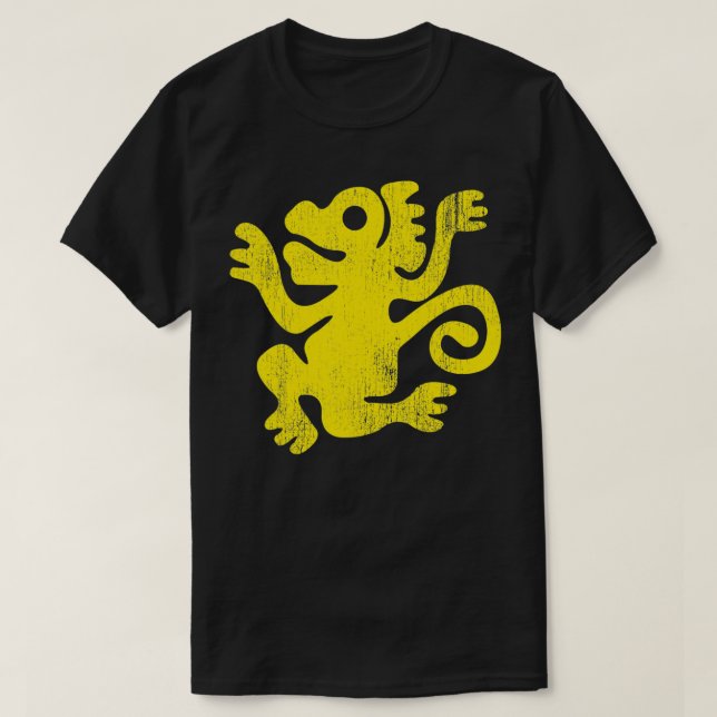 Legends Of The Hidden Temple Green Monkey  T-Shirt (Design Front)