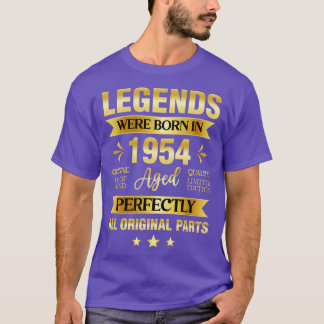 Legends Were Born In 1954 Birthday T-Shirt