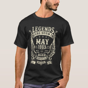 Legends Were born in 1963 62nd Bday gifts For Men T-Shirt
