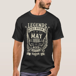 Legends Were born in 1966 59th Bday gifts For Men T-Shirt