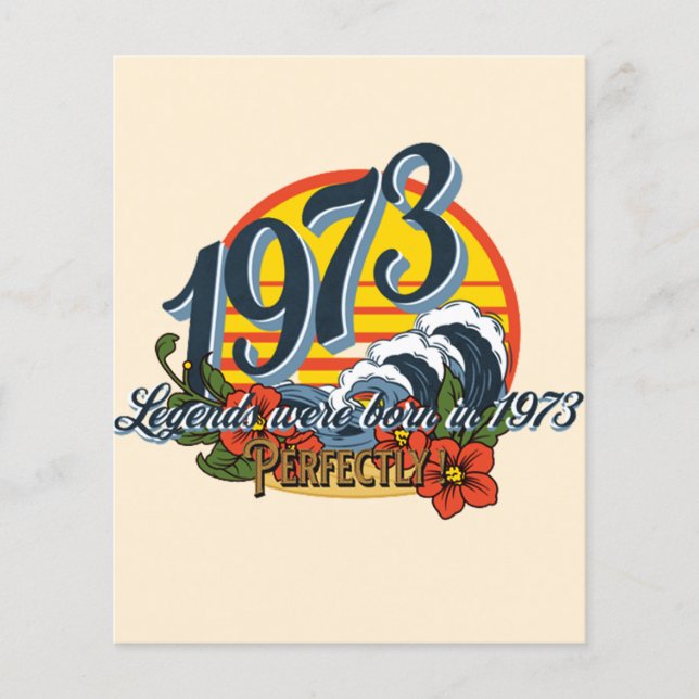 legends were born in 1973  flyer (Front)