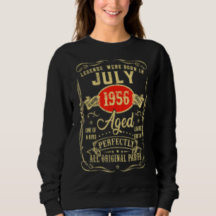 Legends Were Born In July 1956 66th Birthday 66 Ye Sweatshirt
