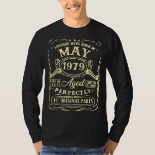 Legends Were Born In May 1979 43rd Birthday T-Shirt