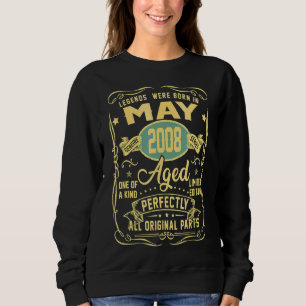 Legends Were Born In May 2008 14th Birthday 1 Sweatshirt