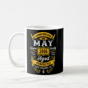 Legends Were Born In May 2016 6th Quarantine Birth Coffee Mug