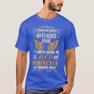 Legends Were Born in November 1998 - Rock Biker 24 T-Shirt