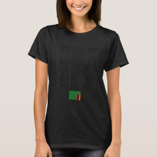 Legends Were Born In Zambia Zambian Flag Pride Roo T-Shirt