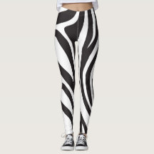 Legging African Zebra Effect.Nature and minimalist