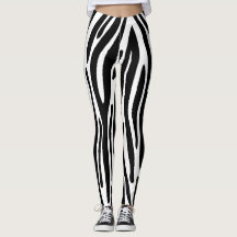 Legging Zebra, Animal Legging for Women