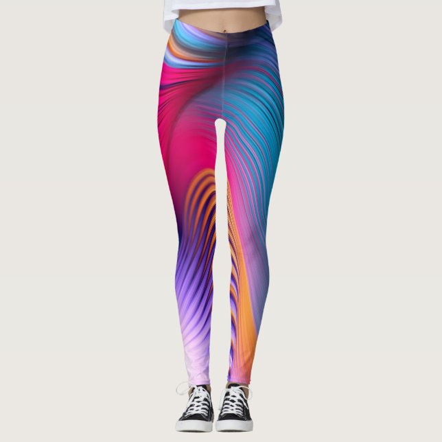 Leggings - Abstract Art (Front)