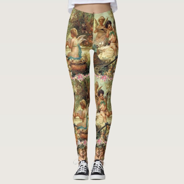 Leggings angels cherubs (Front)