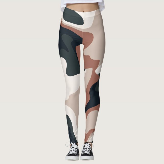 Leggings | army camouflage pattern (Front)