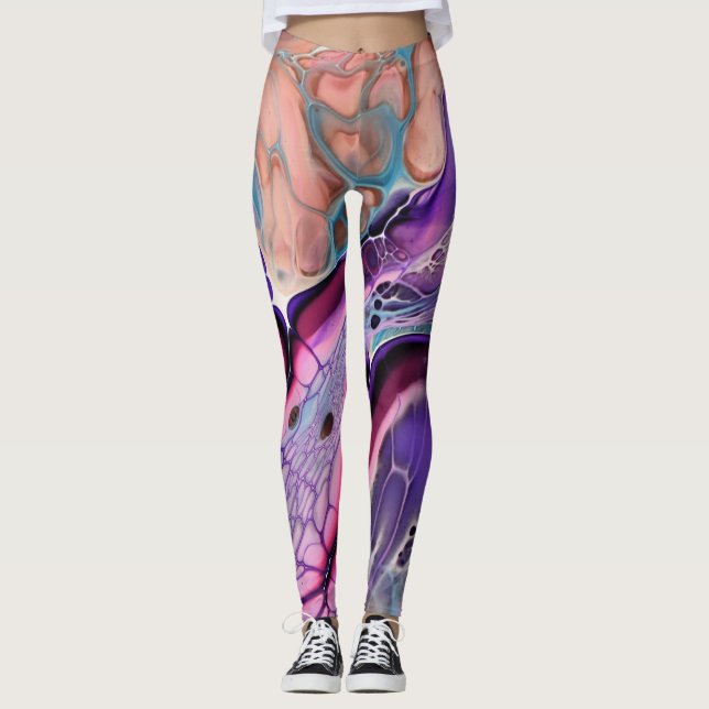 Leggings - Butterfly Wings Abstract (Front)