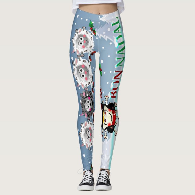 Leggings Caganer Catalunya by Simonsito (Front)