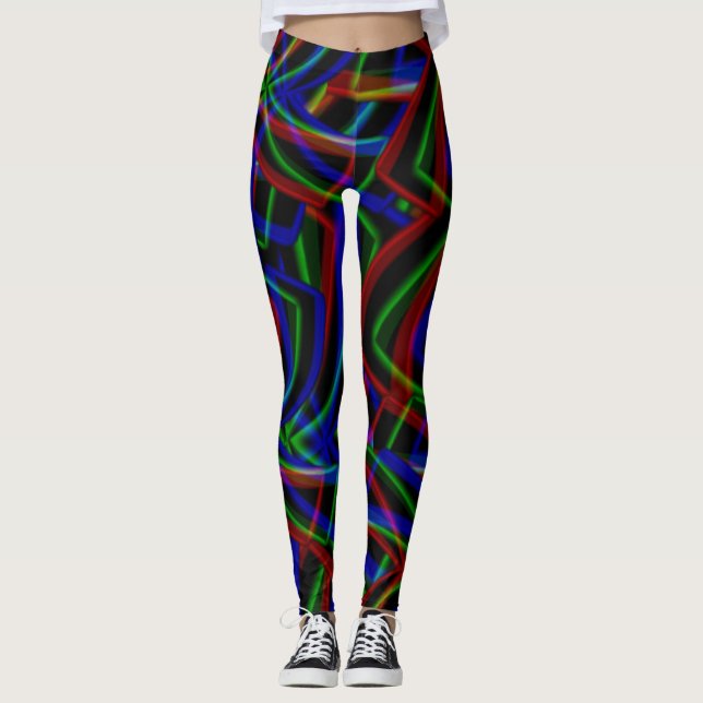 Leggings Crazy lines  (Front)