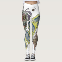 Leggings Exclusive design. Crazy colourful.